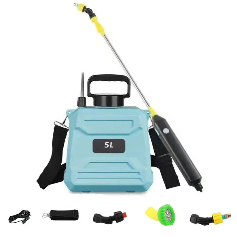 Rechargeable Garden Sprayer | 1.3 Gallon Capacity with Adjustable Nozzles | Effortless Spraying for Large Areas 0