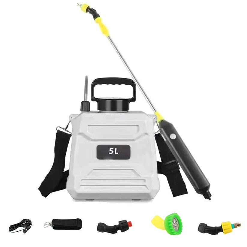 Rechargeable Garden Sprayer | 1.3 Gallon Capacity with Adjustable Nozzles | Effortless Spraying for Large Areas 9