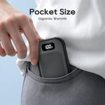 Rechargeable Hand Warmers Dual Pack with LED Display | Adjustable Heat Levels for Comfort 2