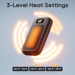Rechargeable Hand Warmers Dual Pack with LED Display | Adjustable Heat Levels for Comfort 4