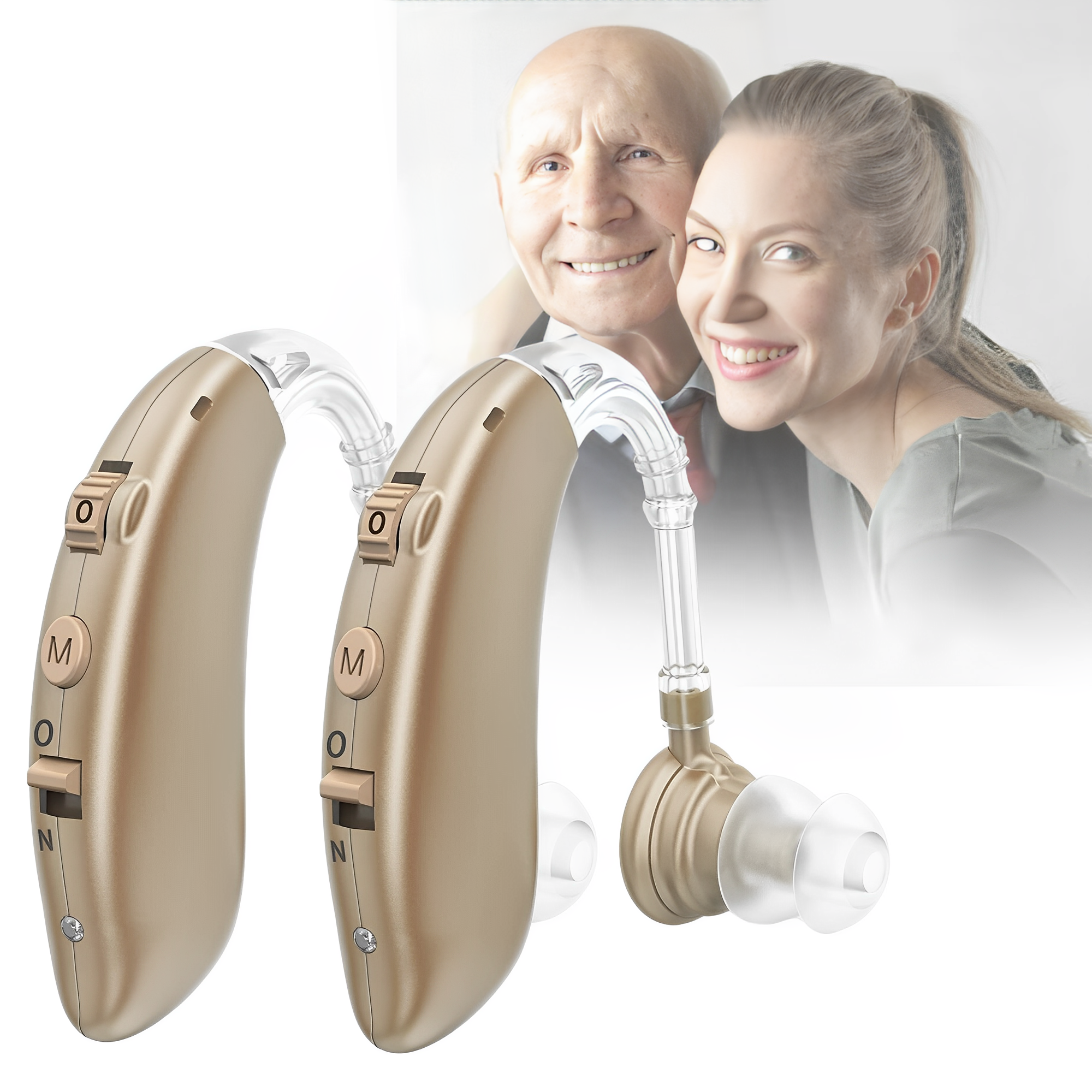 Rechargeable Hearing Aids | Digital Noise Reduction with Comfortable Fit | OTC Hearing Aids for Enhanced Sound Clarity 0