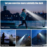 Rechargeable LED Headlamp with Adjustable Zoom & Waterproof Design | 2000 Lumens for Outdoor Activities 5