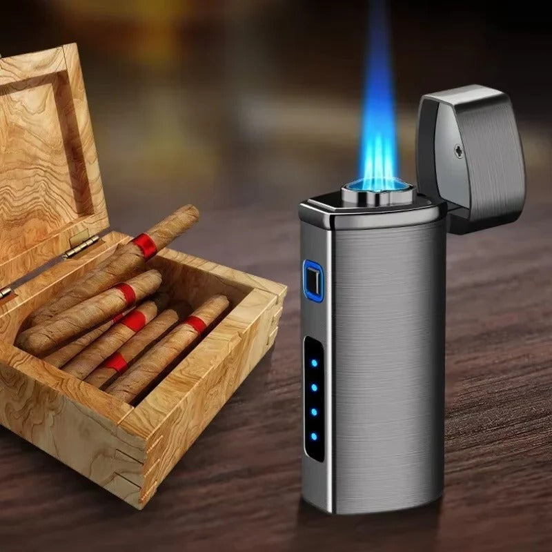 Rechargeable Lighter | Triple Jet Flame Technology with Touch Activation | Compact Design for Reliable Ignition 5