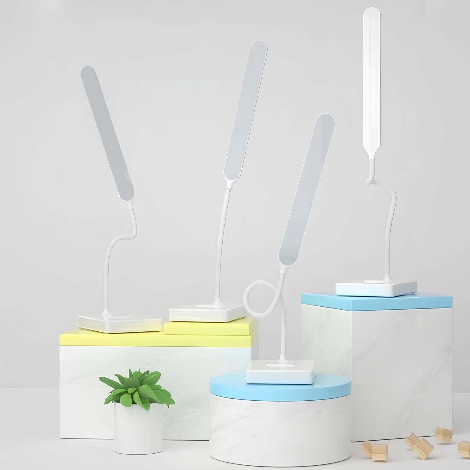 Rechargeable Table Lamp with Adjustable Arm & Dimmable Brightness | Flexible Desk Lighting for Any Workspace 4