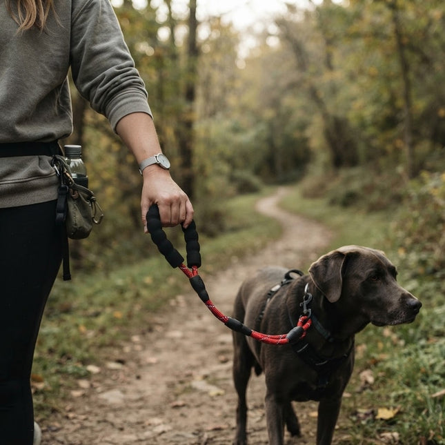 Dog Leash for Large Dogs, Reflective Nylon Dog Leash with Padded Handle, Heavy Duty Dog Training Leash for Strong Dogs