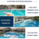 Refreshing Pool Fountain Sprayer with Adjustable Water Flow for Ultimate Summer Enjoyment 4