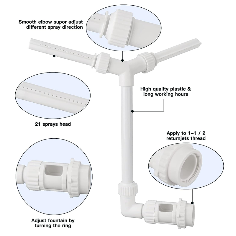 Refreshing Pool Fountain Sprayer with Adjustable Water Flow for Ultimate Summer Enjoyment 5