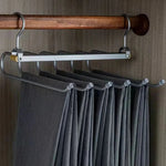 Regal Gold | Space-Saving Trouser Hanger with 360° Rotation & Non-Slip Design for Organized Closet 2