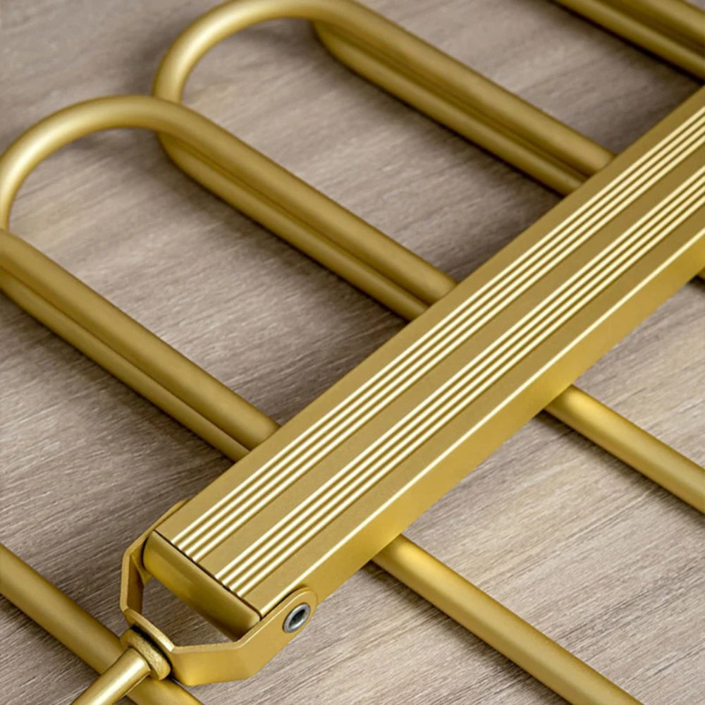 Regal Gold | Space-Saving Trouser Hanger with 360° Rotation & Non-Slip Design for Organized Closet 5