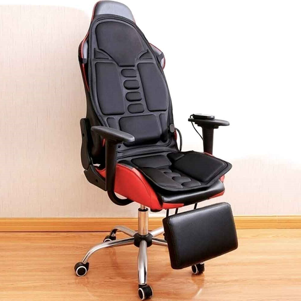 Relaxation Haven | 8-Mode Heated Massage Chair Pad for Full-Body Comfort | Ergonomic Design for Home & Car 4