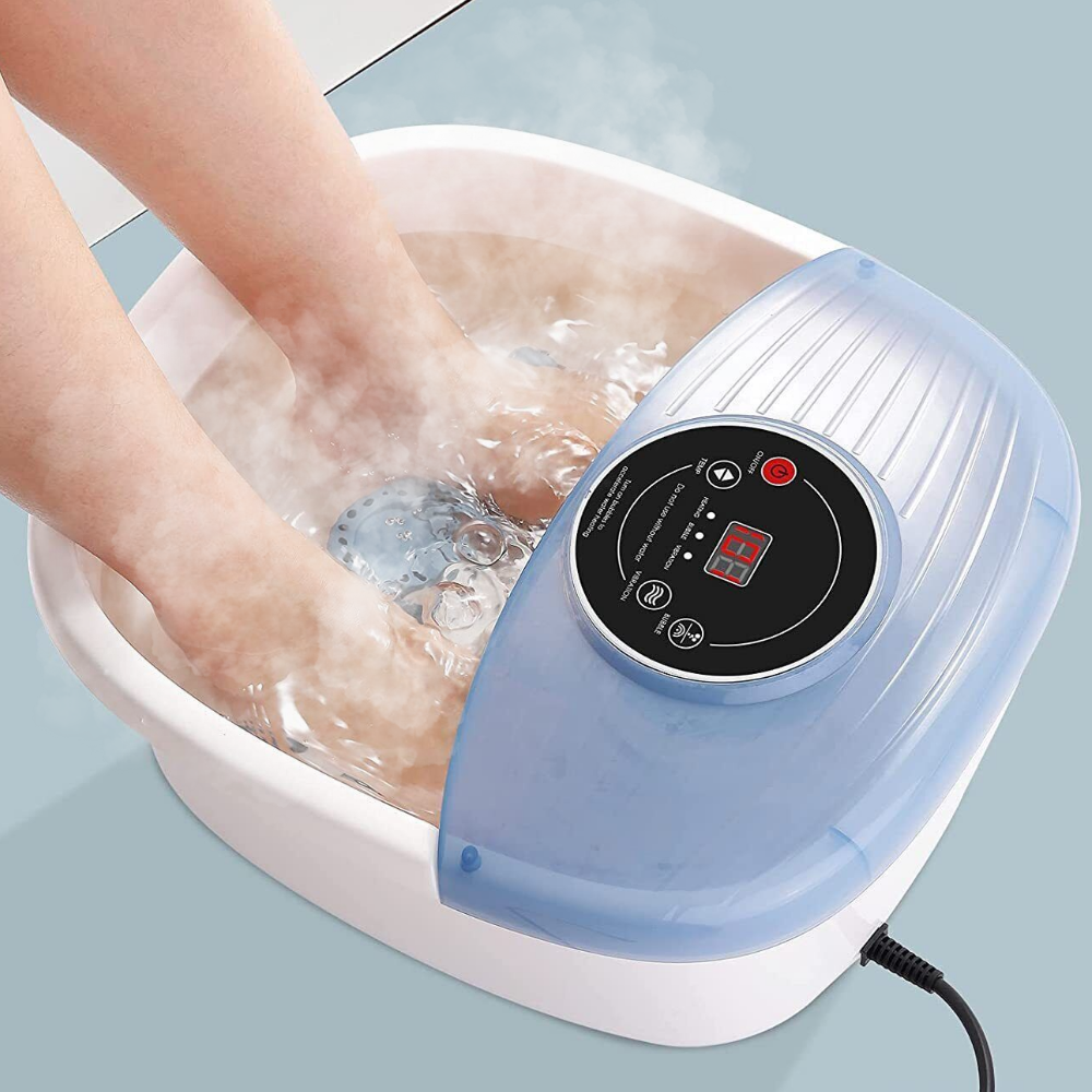 Relaxation Haven | Foot Massager with Temperature Control & Bubble Bath | Soothing Spa Experience for Tired Feet 0