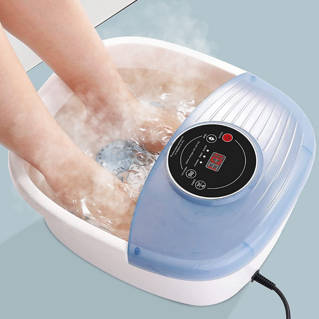 Relaxation Haven | Foot Massager with Temperature Control & Bubble Bath | Soothing Spa Experience for Tired Feet 0
