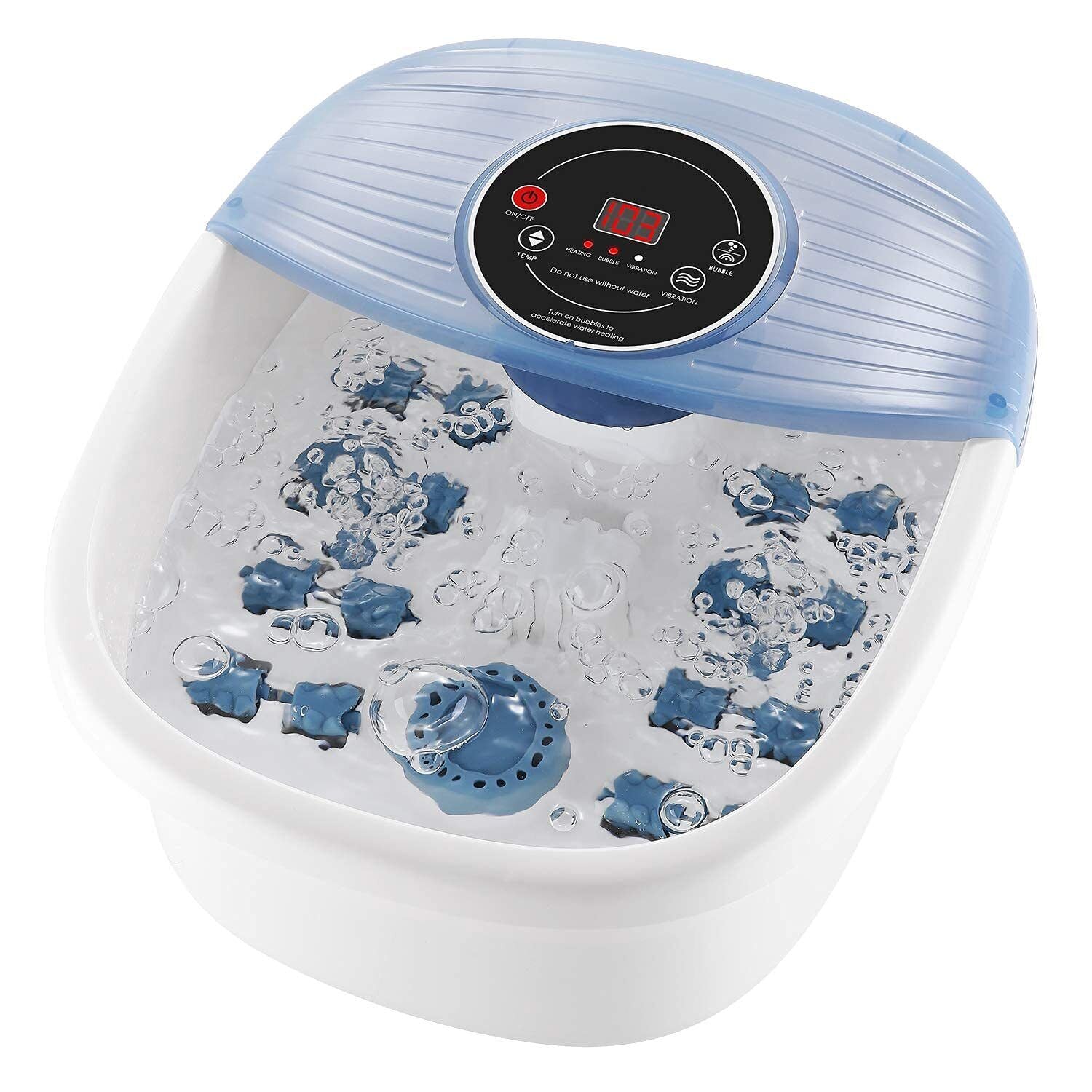 Relaxation Haven | Foot Massager with Temperature Control & Bubble Bath | Soothing Spa Experience for Tired Feet 4