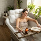 Bath Pillow for Tub with Head and Back Support, Non Slip Bathtub Pillow with 3D Mesh, Quick Drying Bathtub Accessories