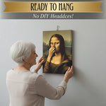 Renaissance Woman Canvas Art | Humorous Bathroom Decor for a Playful Touch 2