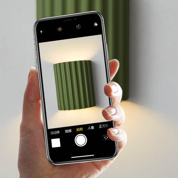 ResinGlow | Stylish Modern Striped Wall Sconce Lamp 5