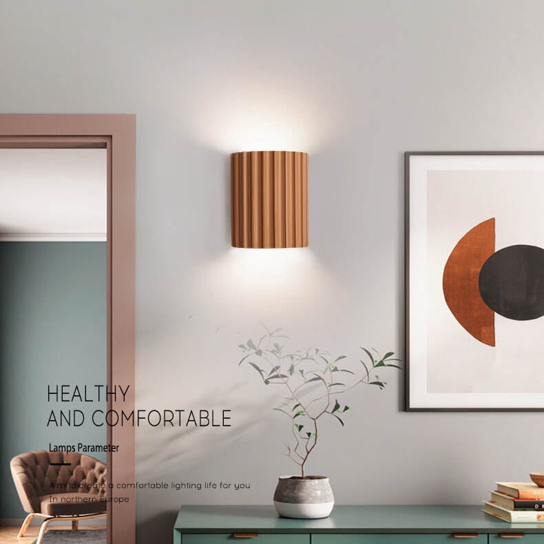ResinGlow | Stylish Modern Striped Wall Sconce Lamp 7