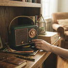 Bluetooth Speakers Retro with Rotary Volume Dial, Portable Speaker