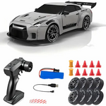 Retro Drift Master | 4WD RC Car with LED Lights & Adjustable Modes | Thrilling Racing Experience 4