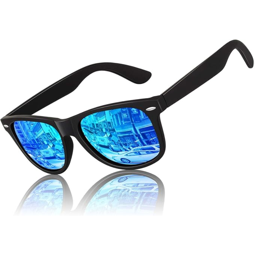 Retro Polarized Sunglasses with UV400 Protection | Classic 80's Style for Clear Vision 7