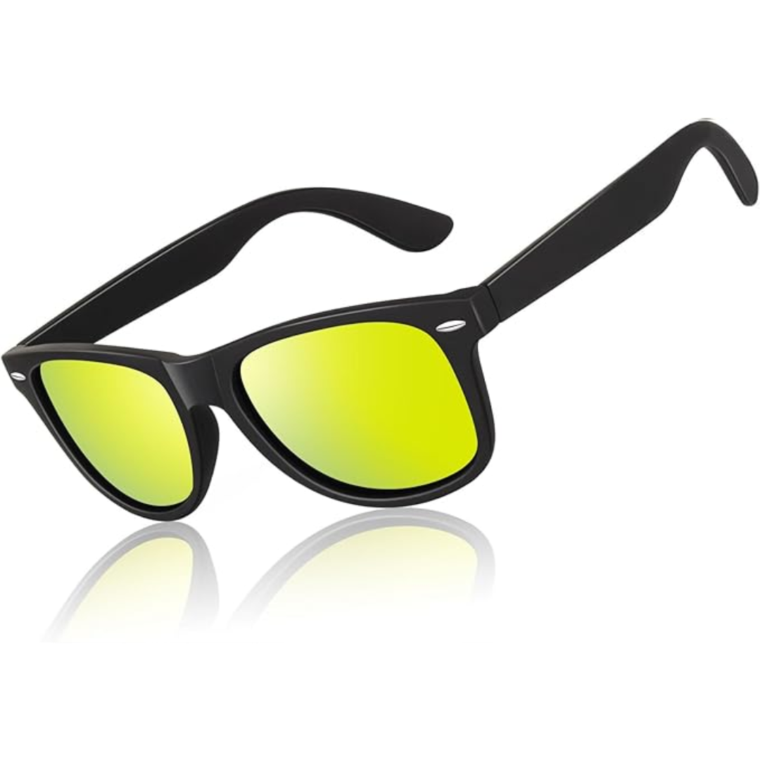 Retro Polarized Sunglasses with UV400 Protection | Classic 80's Style for Clear Vision 8