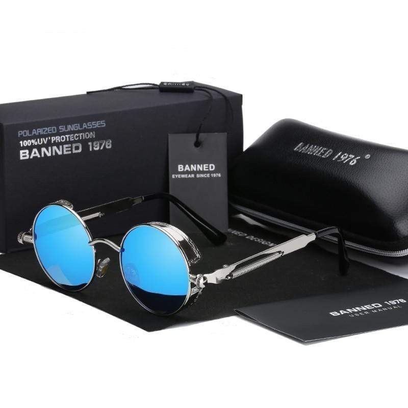 Retro Round Polarized Sunglasses with HD Lenses | Stylish Eye Protection for Everyday Adventures 0