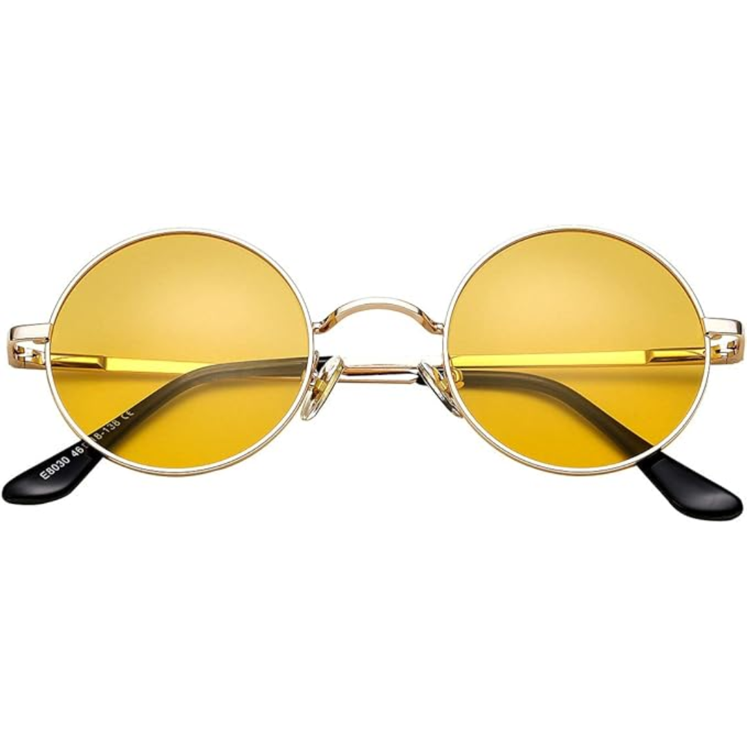 Retro Round Sunglasses | Polarized Lenses with UV Protection | Vintage Style for Outdoor Adventures 5