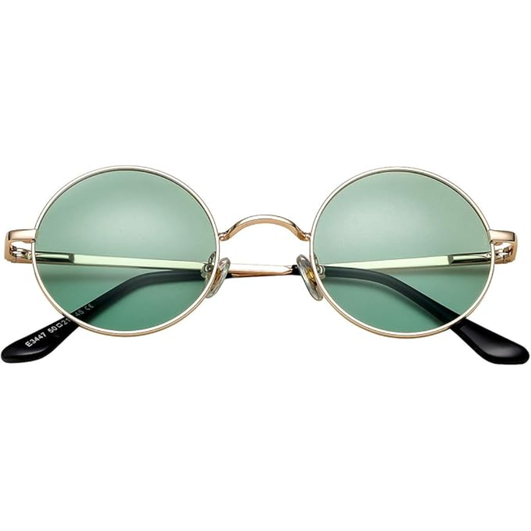 Retro Round Sunglasses | Polarized Lenses with UV Protection | Vintage Style for Outdoor Adventures 7