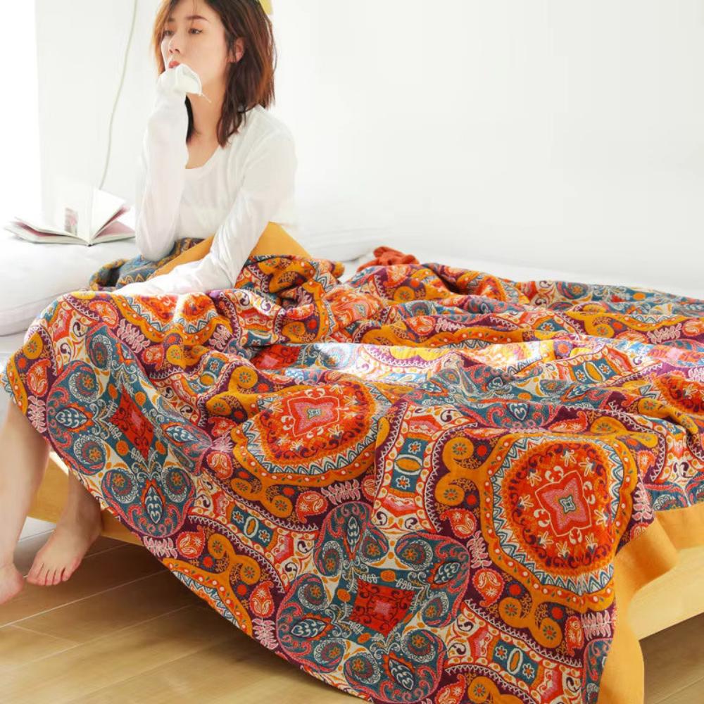 Reversible Cooling Blanket | Breathable Cotton for Comfortable Sleep 6