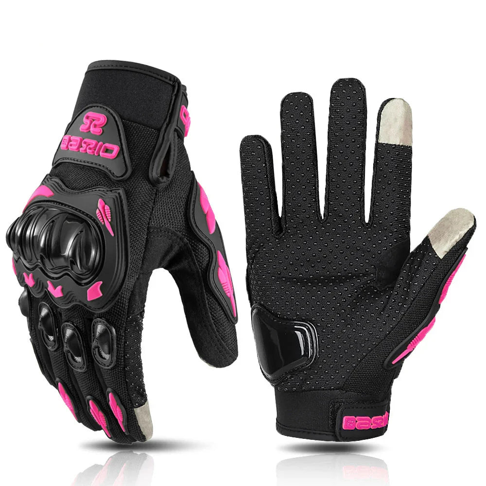 Rider's Choice | Women's Motorcycle Gloves with Breathable Mesh & Touchscreen Tips | Enhanced Grip for Comfort and Control 8