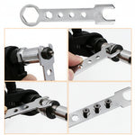 Rivet Gun Adapter Kit | Electric Drill Attachment with Interchangeable Nozzles | Versatile Tool for Fastening Tasks 5