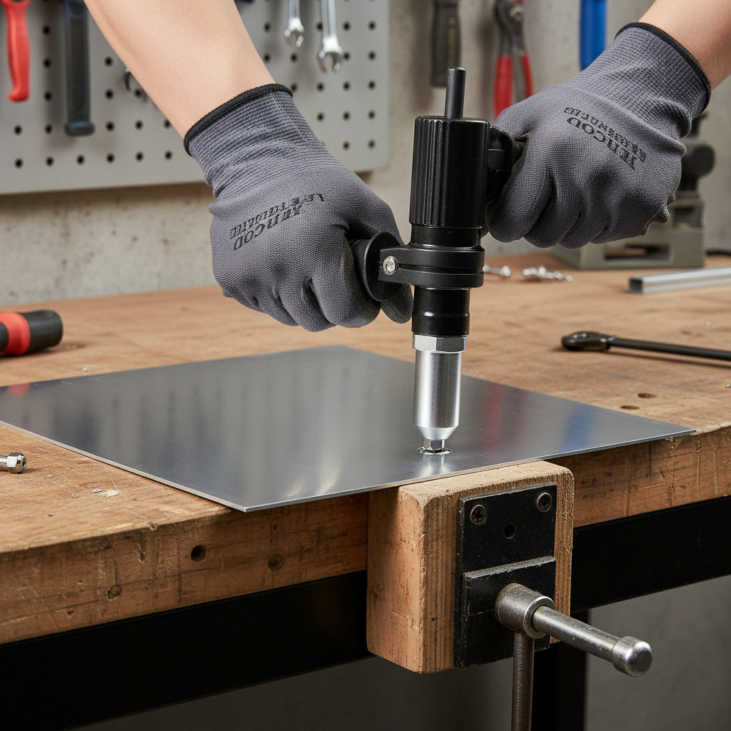 Rivet Gun Adapter Kit | Electric Drill Attachment with Interchangeable Nozzles | Versatile Tool for Fastening Tasks 6