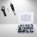 Rivet Gun Adapter Kit | Electric Drill Attachment with Interchangeable Nozzles | Versatile Tool for Fastening Tasks 9