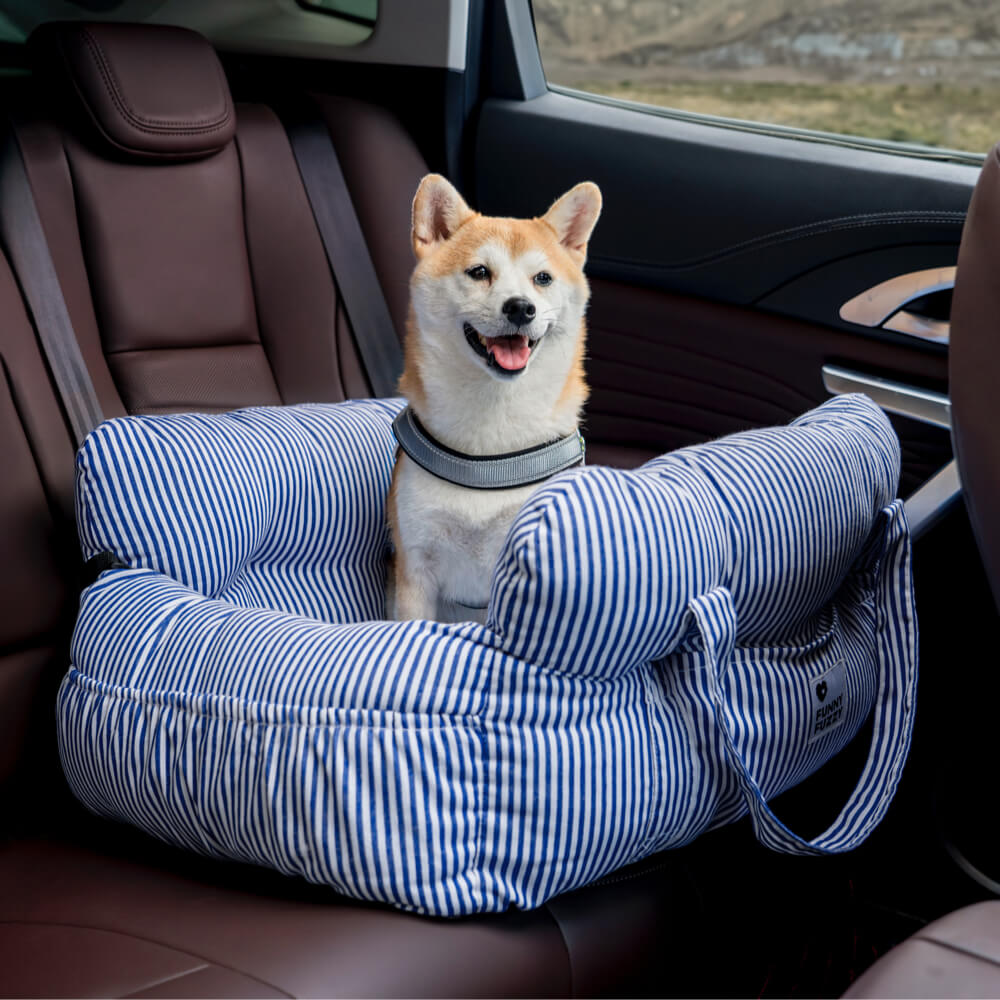 RoadTrip Pet Booster | Cozy Dog Bed with Adjustable Safety Features | Perfect for Travel and Daily Use 0