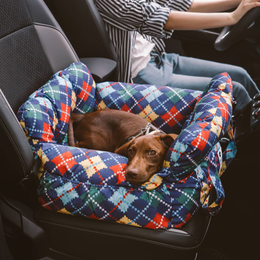 RoadTrip Pet Booster | Cozy Dog Bed with Adjustable Safety Features | Perfect for Travel and Daily Use 12