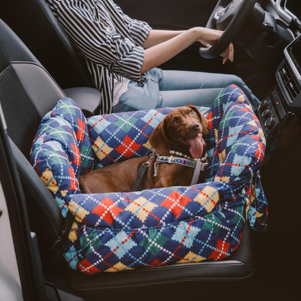 RoadTrip Pet Booster | Cozy Dog Bed with Adjustable Safety Features | Perfect for Travel and Daily Use 14