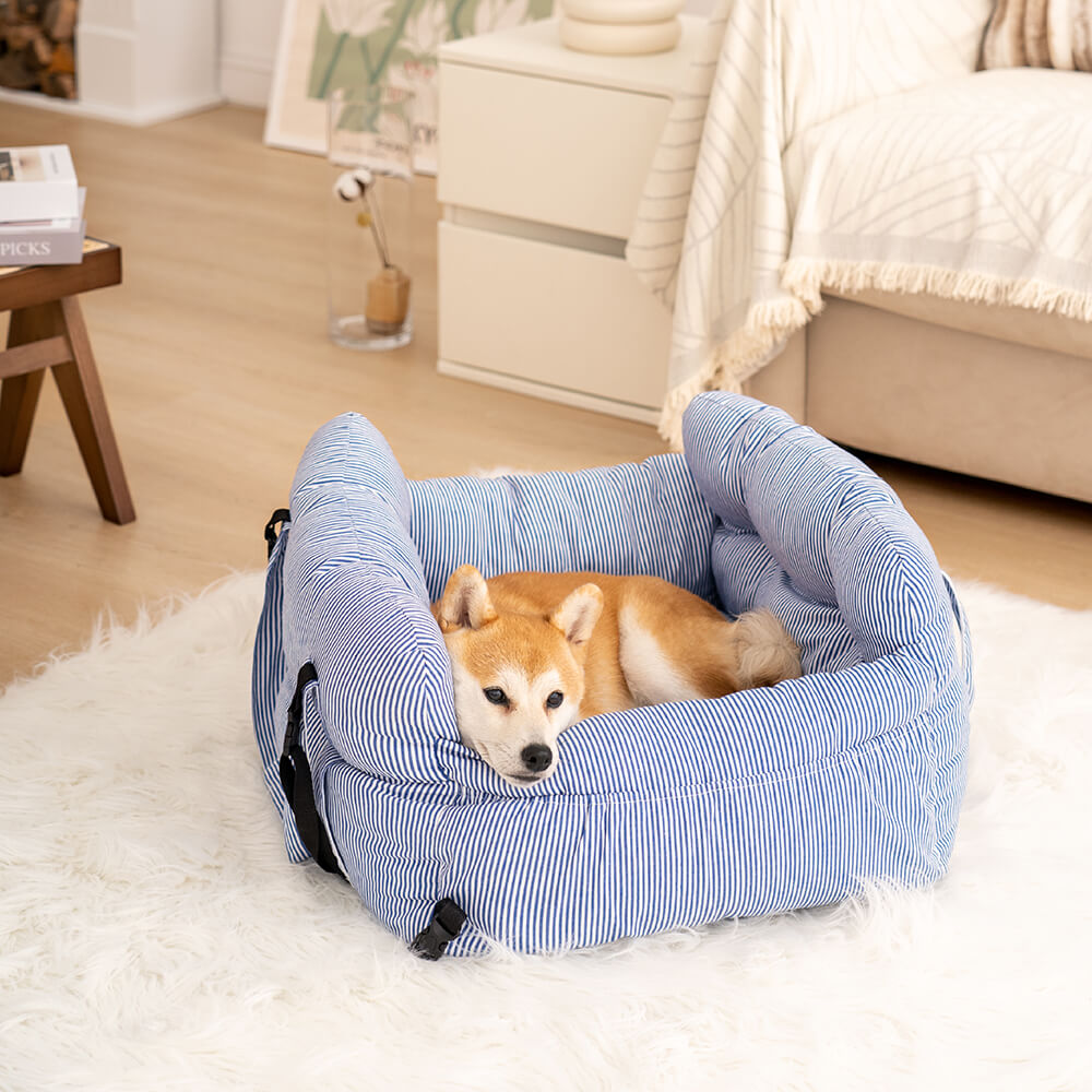 RoadTrip Pet Booster | Cozy Dog Bed with Adjustable Safety Features | Perfect for Travel and Daily Use 4