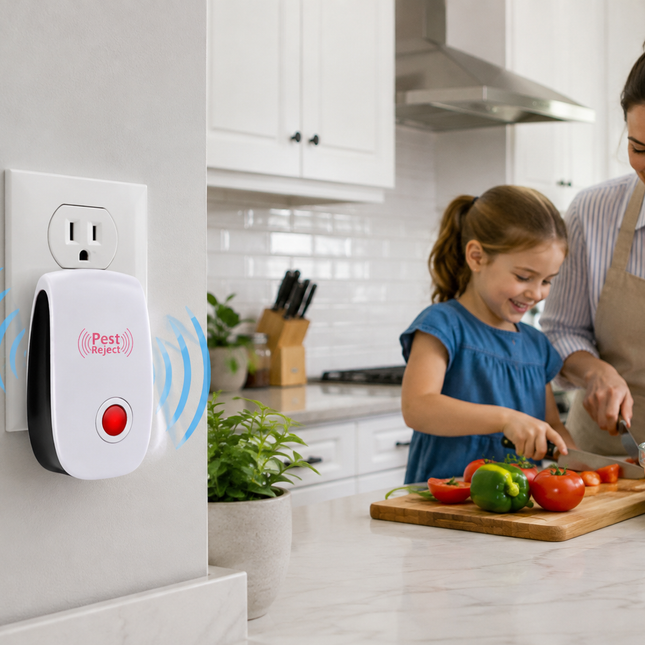 Ultrasonic Bug Repeller Plug In with Electromagnetic Insect Repellent Mode, Roach Repellent and Pest Repeller for Ants and