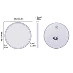 Round LED Bathroom Mirror with Anti-Fog & Dimmable Touch Control | Modern Design for Luxurious Reflection 0