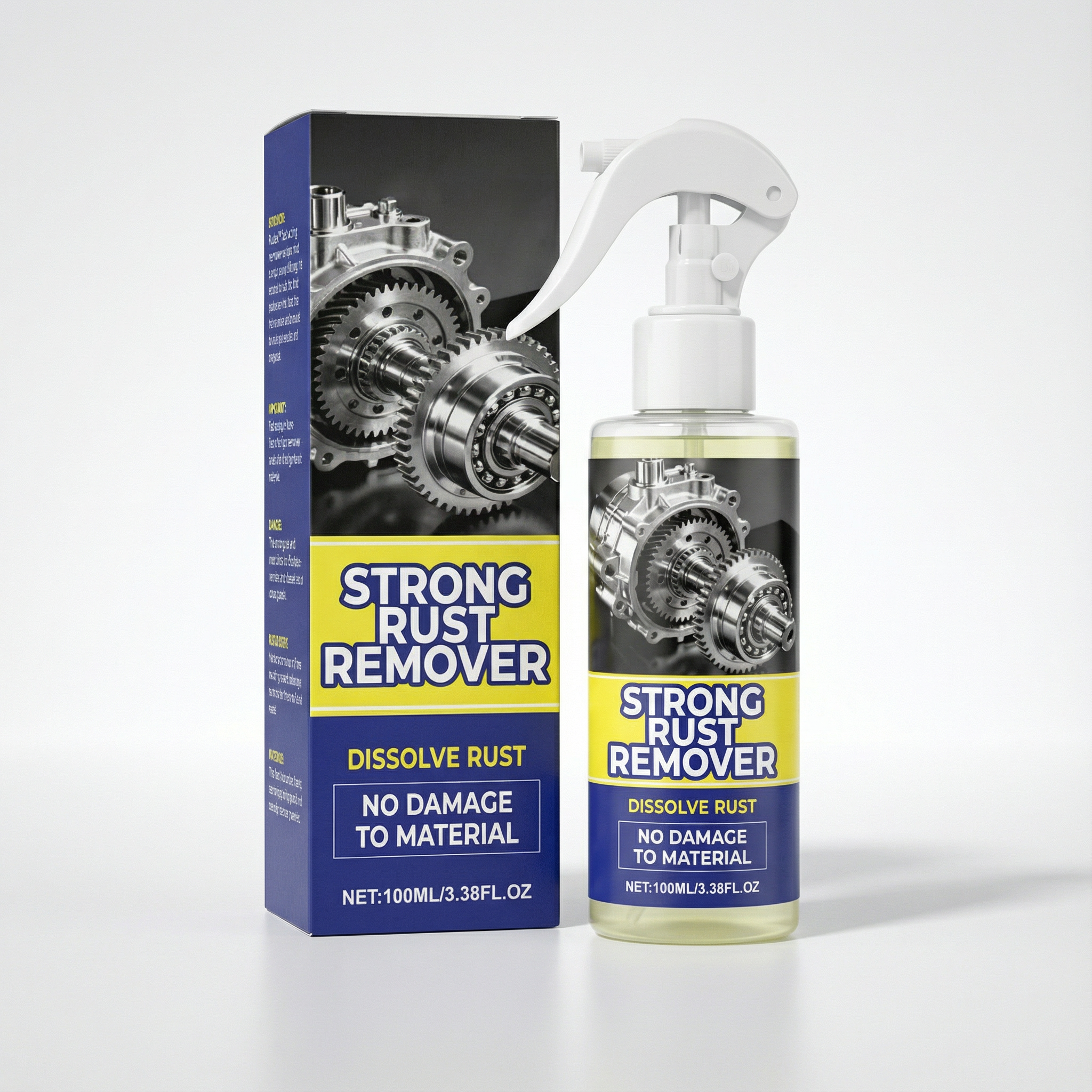 Rust Remover Spray for Metal with Instant Results | Effective Rust Treatment for Tools and Equipment 0