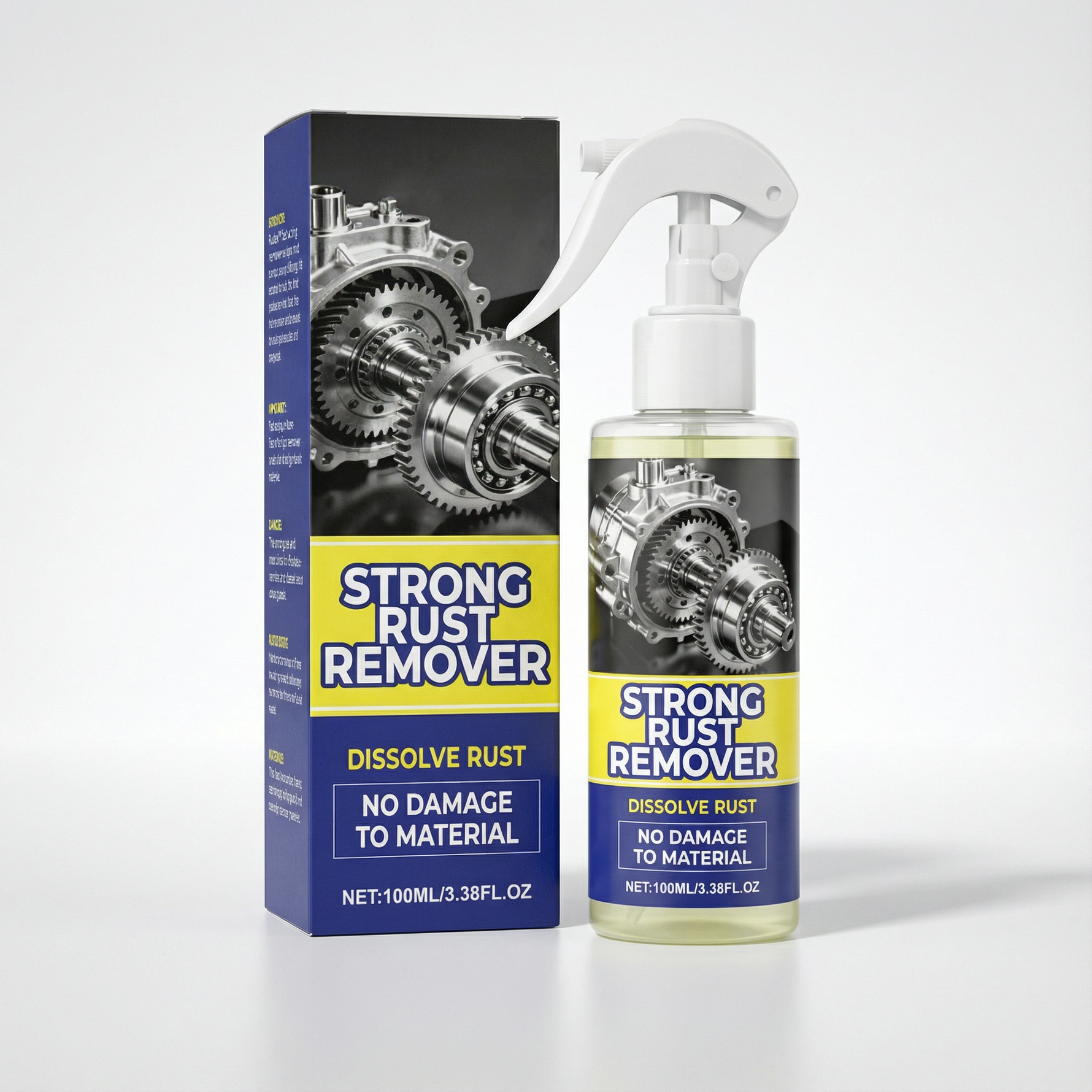 Rust Remover Spray for Metal with Instant Results | Effective Rust Treatment for Tools and Equipment 0