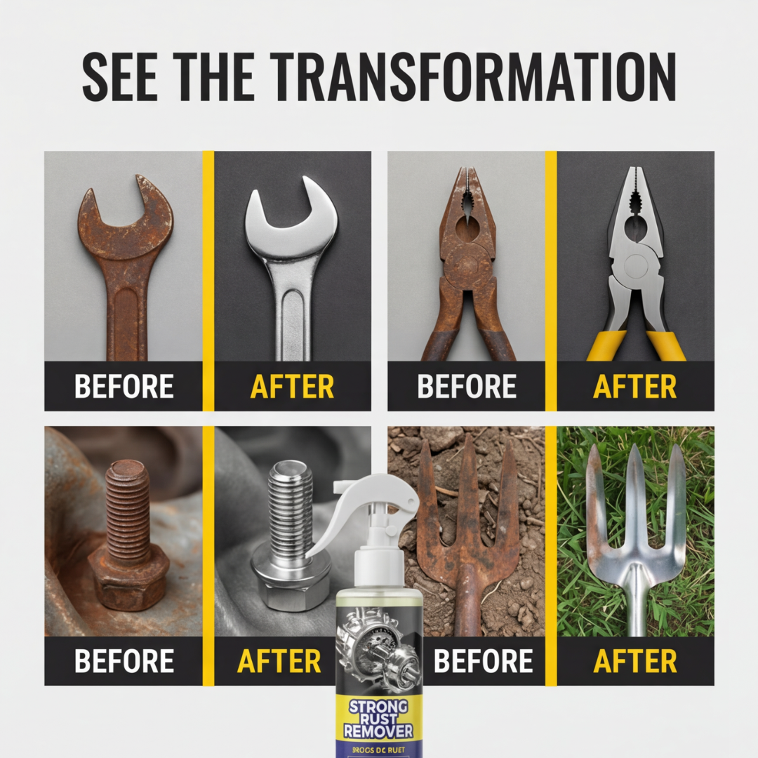 Rust Remover Spray for Metal with Instant Results | Effective Rust Treatment for Tools and Equipment 6