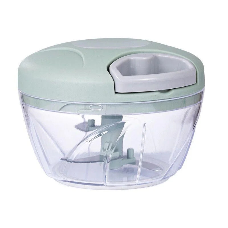 Tuzwa Manual Meat Mincer & Garlic Chopper | Hand Crank Food Processor with Easy Rotate Handle for Meat, Garlic, Vegetables & Nuts