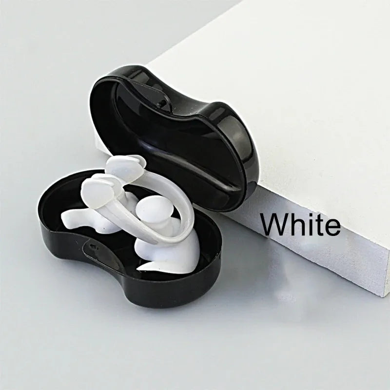 Tuzwa Swimming Earplugs – Waterproof Reusable Silicone Ear Plugs for Swimming & Diving, Comfortable Noise Reduction Earplugs