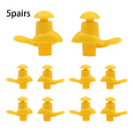 Tuzwa Swimming Earplugs 5 Pairs – Reusable Silicone Ear Plugs for Swimming with Ergonomic Spiral Design, Comfortable Water Sports Earplugs