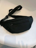 Tuzwa Sports Fanny Pack – Water-Resistant Nylon Waist Bag, Large Capacity Lightweight Belt Pack for Running, Travel, Gym & Workouts