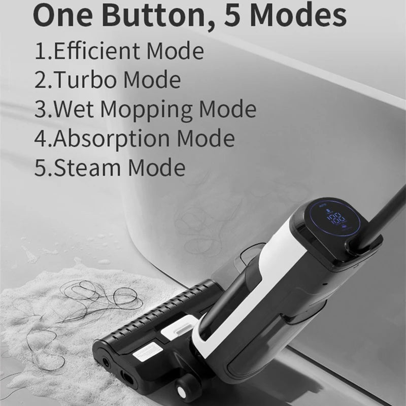 Tuzwa Cordless Handheld Vacuum Cleaner – 150W High-Suction Wet & Dry Portable Vacuum for Car, Home, Pet Hair & Quick Cleaning