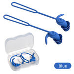 Tuzwa Swimming Ear Plugs – Waterproof Reusable Silicone Earplugs with Noise Reduction, Comfortable Swim Ear Plugs for Pool & Water Sports