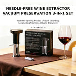 Tuzwa Electric Wine Opener Set with Vacuum Wine Preserver – Automatic Bottle Corkscrew & Wine Preservation Accessories