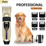 Tuzwa Dog Hair Clippers – Rechargeable Quiet Cordless Pet Hair Trimmer, Electric Dog Grooming Clippers with 3-Hour Charging